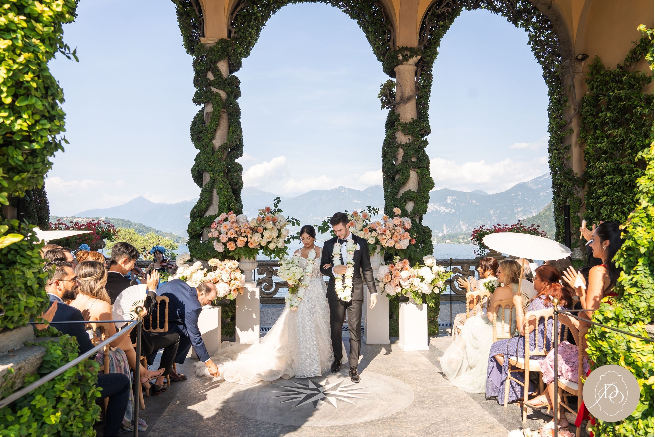 A stunning wedding at Villa Del Balbianello