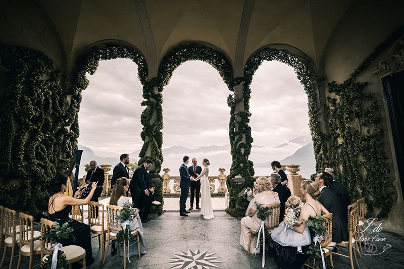 A sweet & intimate ceremony at Villa Balbianello wedding in lake Como