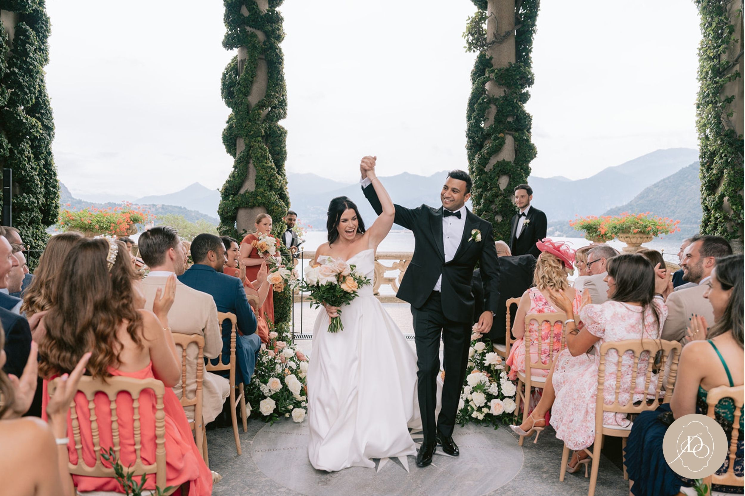 An enchanting wedding at Villa  Del Balbianello, Lake Como, Italy