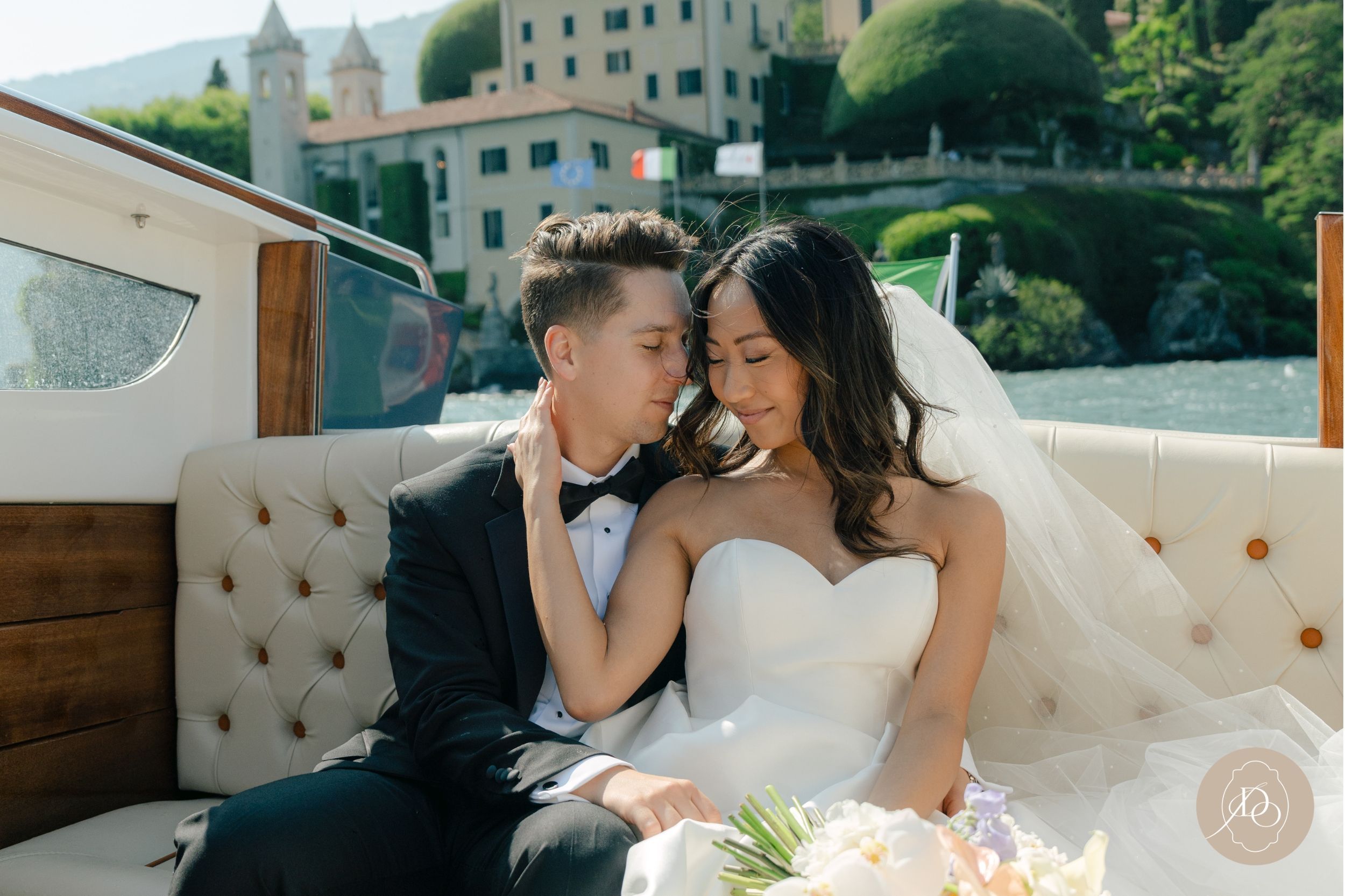A sweet wedding at Villa Del Balbianello, Lake Como