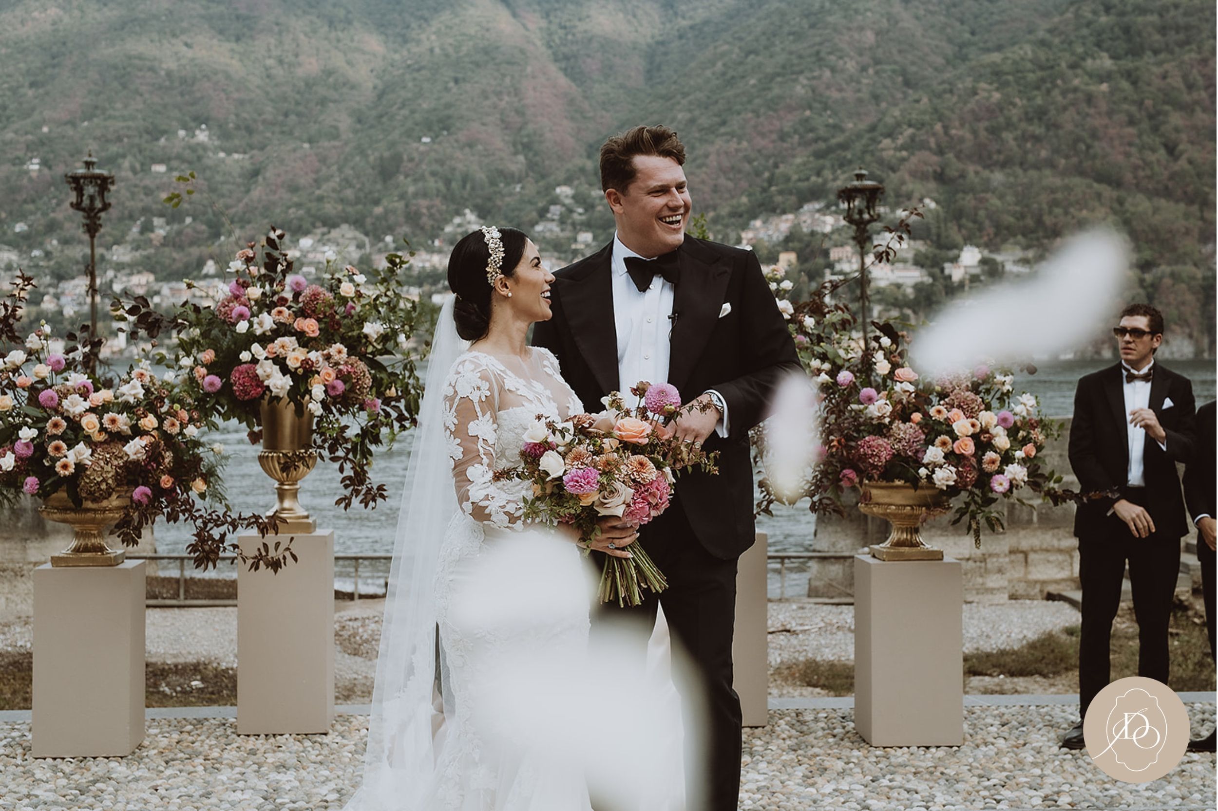 A luxurious wedding at Villa Erba, Lake Como