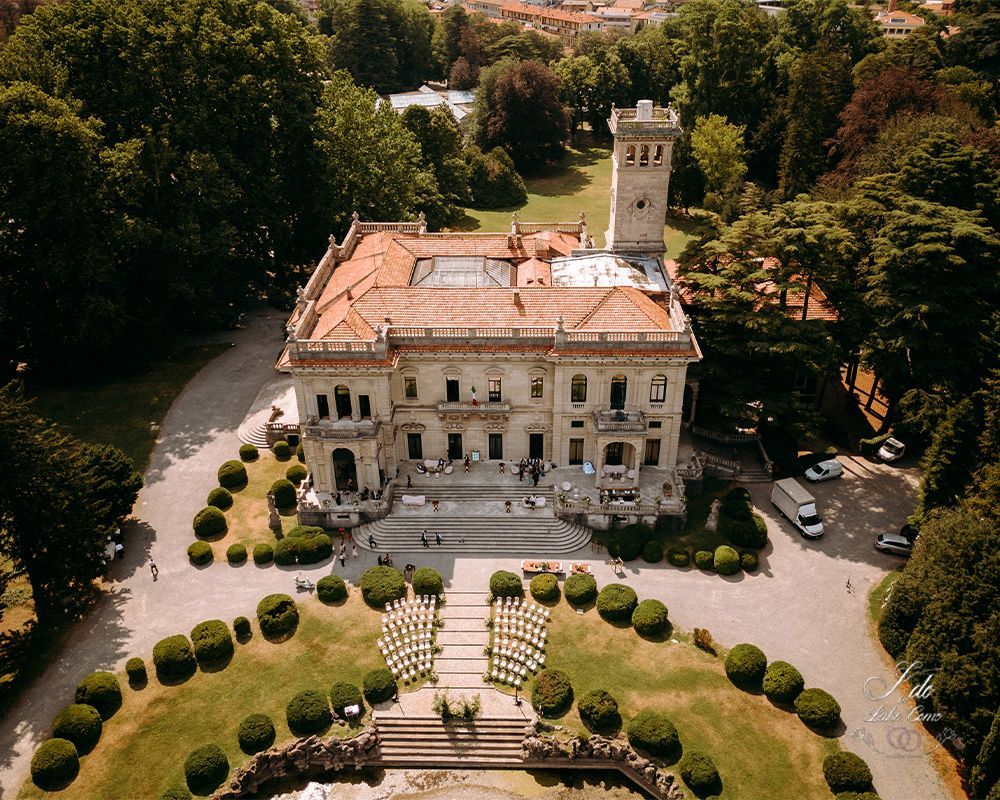 Villa Erba wedding venue on lake Como