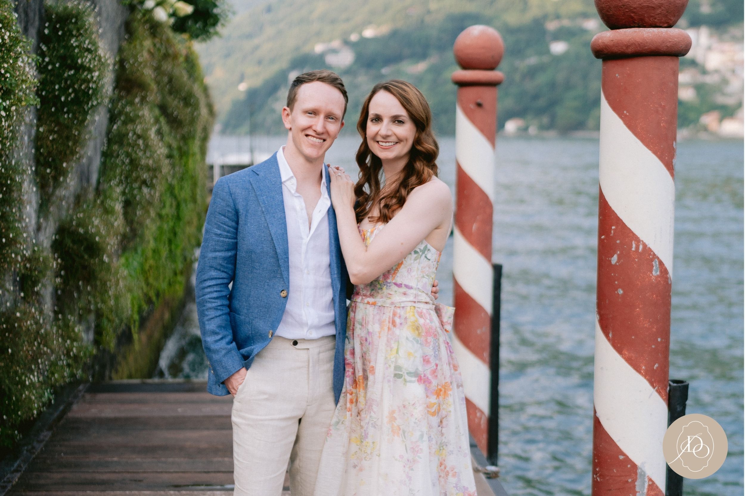 An Italian-style pre-wedding party at Villa Regina Teodolinda