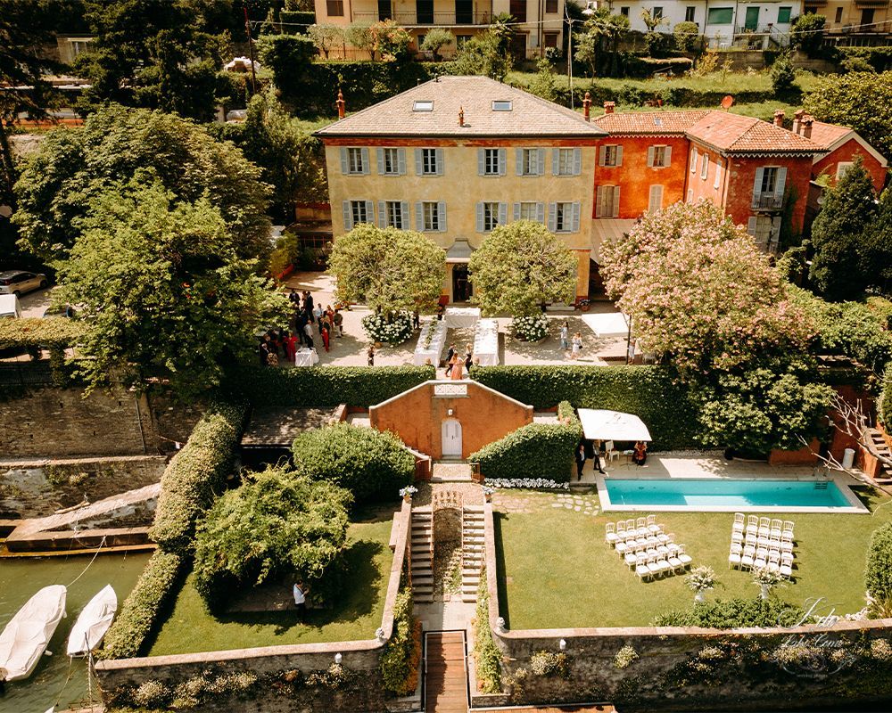 Villa Teodolinda wedding venue in lake Como