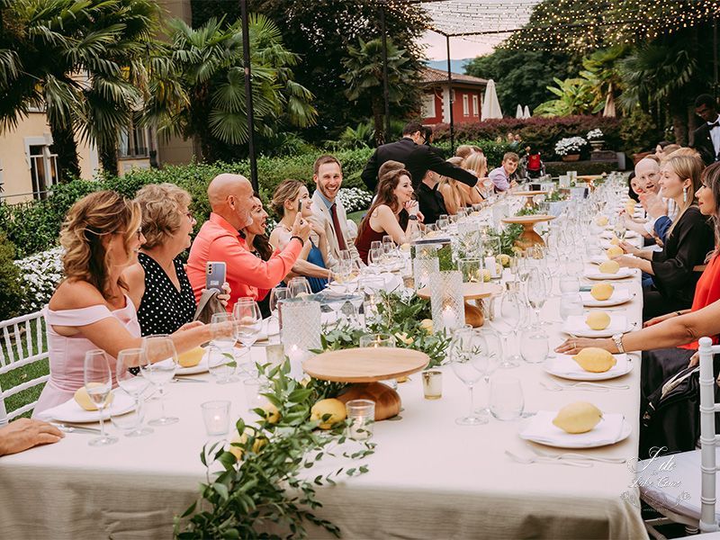 A beautiful Pizza Party at Grand Hotel Tremezzo Lake Como Wedding | Lake Como Wedding Planner