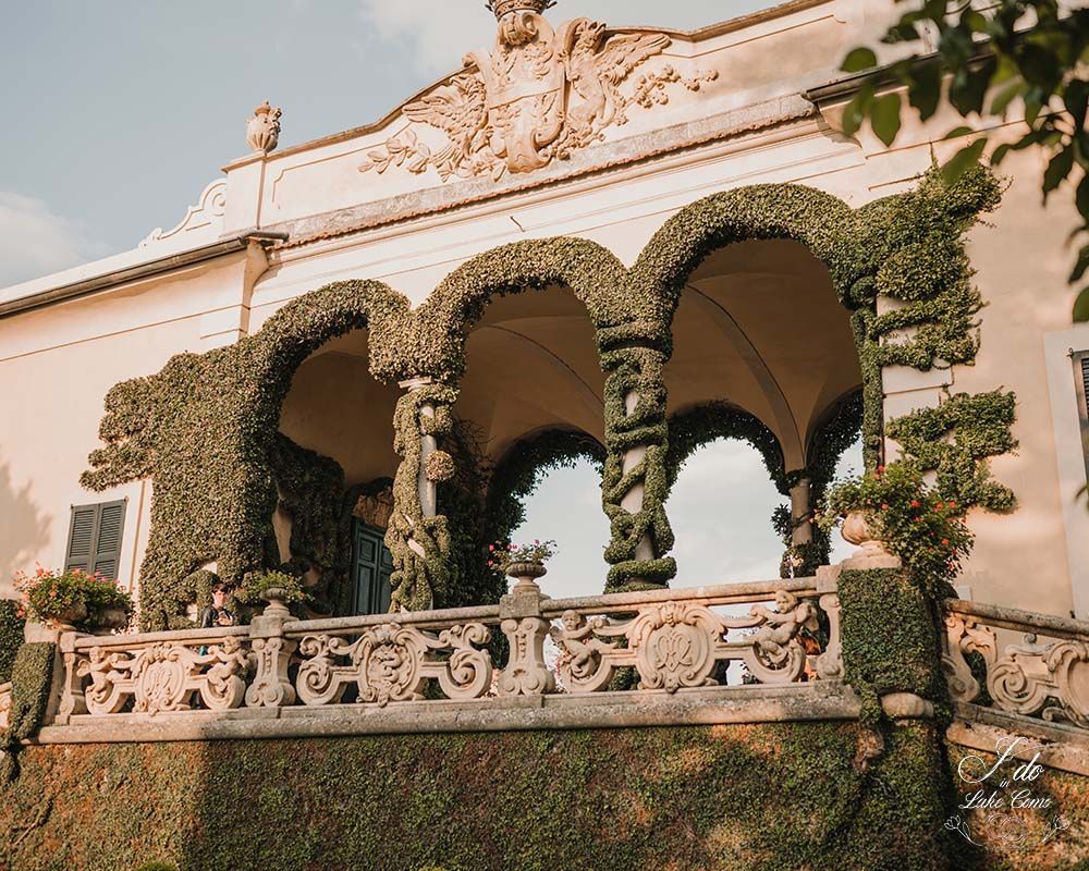 Villa del Balbianello wedding venue in lake Como
