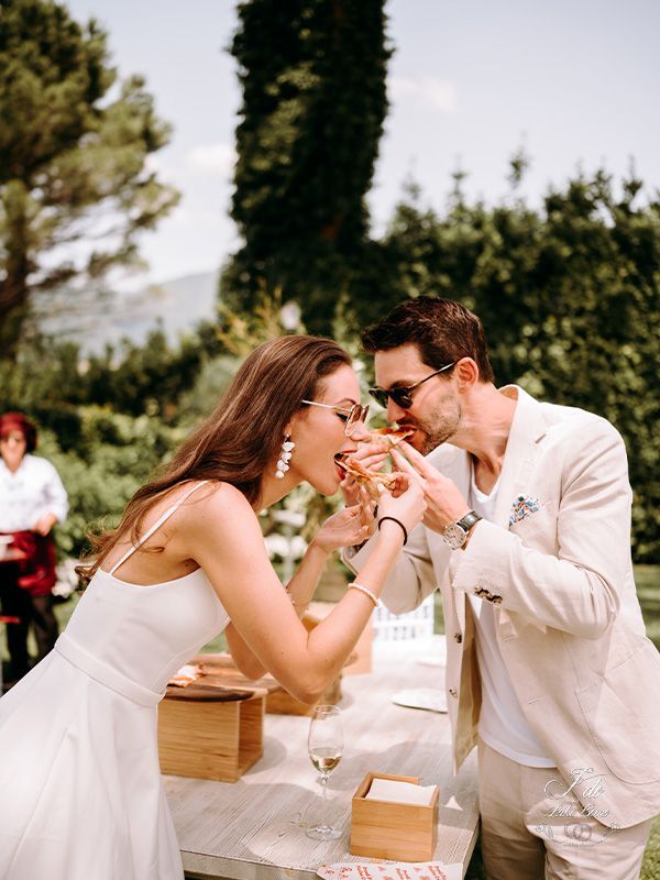 Pizza Party at Villa Geno Lake Como Wedding Venue | Lake Como Wedding Planner