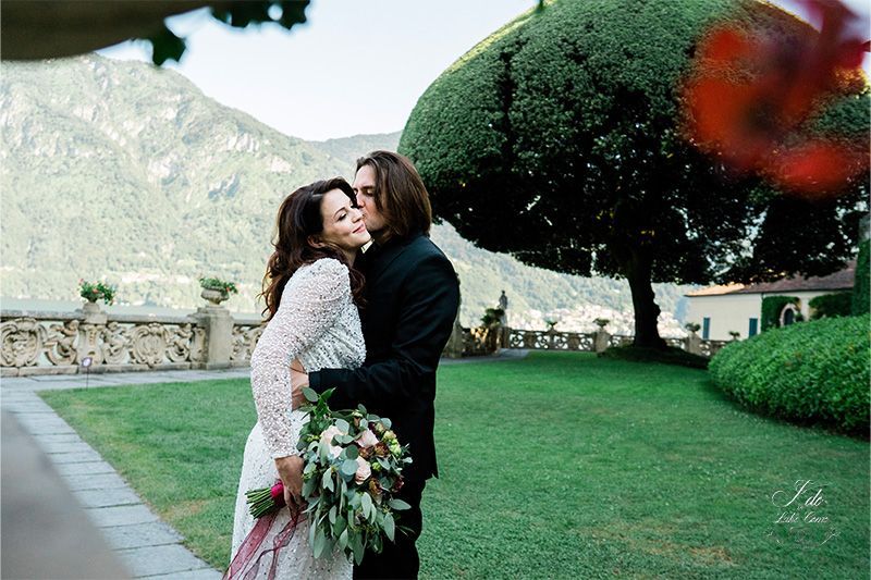 A romantic elopement at Villa Del Balbianello, Lake Como wedding in lake Como