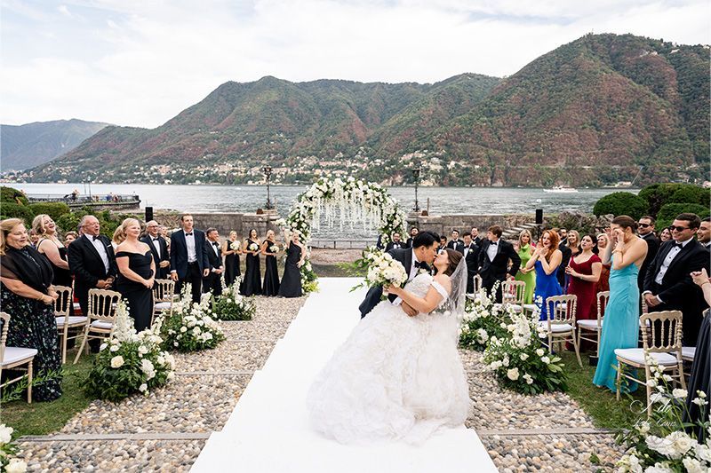 A luxurious wedding at Villa Erba, Lake Como wedding in lake Como