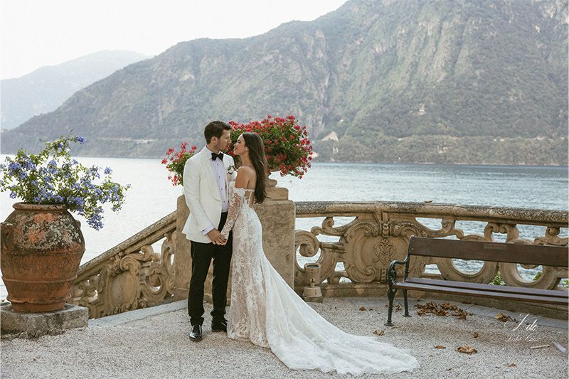 A romantic wedding at Villa del Balbianello and Grand Hotel Tremezzo, Lake Como
