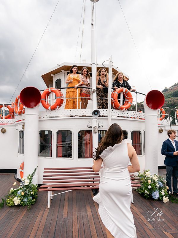 Cocktail Party Concordia Boat Lake Como Wedding | Lake Como Wedding Planner
