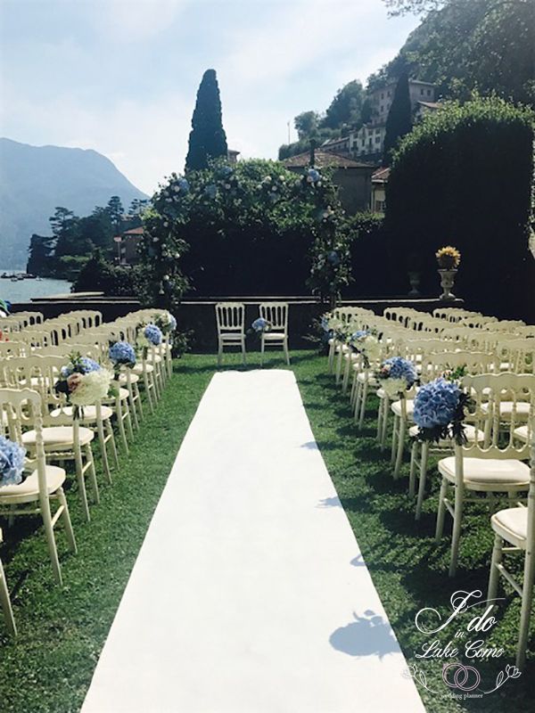 Ceremonies in Villa Teodolinda in Lake Como