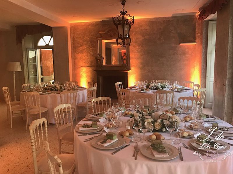 Elegant receptions in Villa Teodolinda in Lake Como